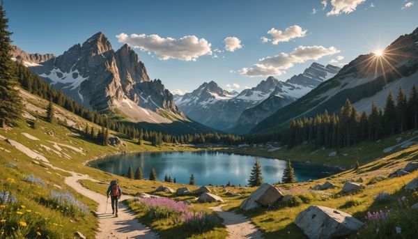 Loisirs sportifs plein air station alpine