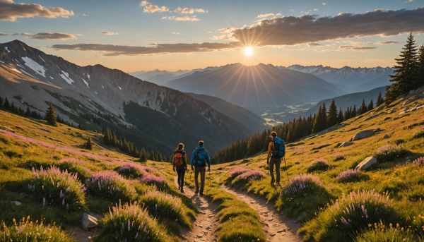 Randonnees pedestres sentiers decouverte montagne locale