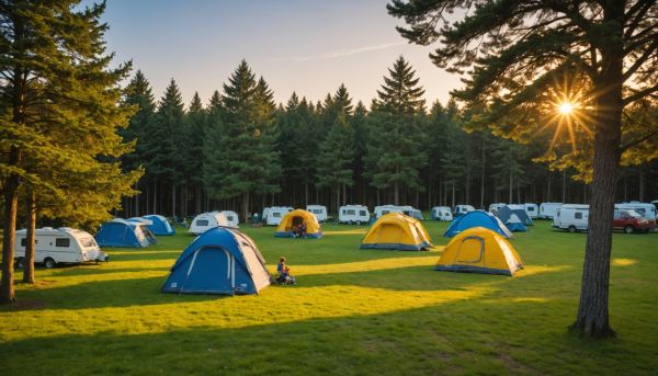Sejour campeur tentes caravanes emplacements